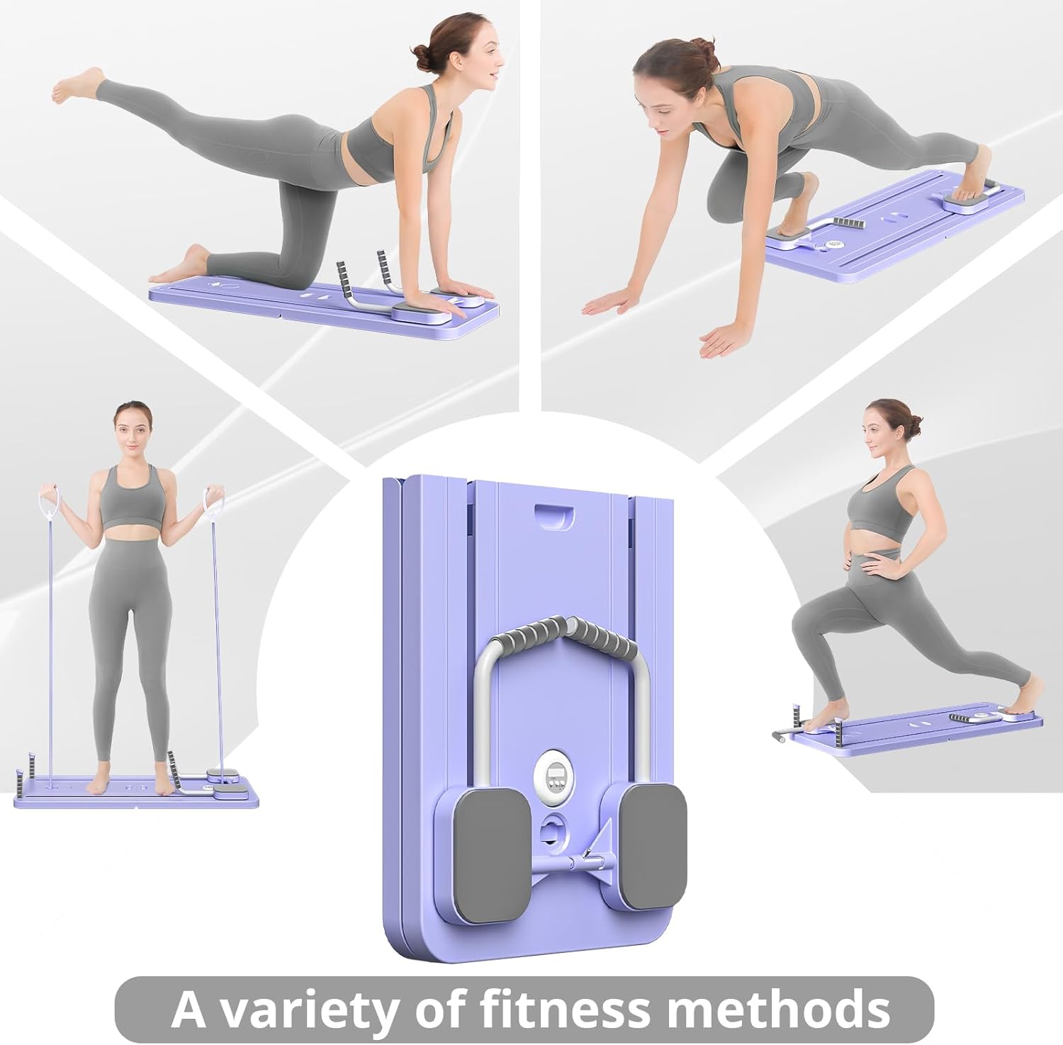 Foldable Pilates Reformer Board (Home Multiple Training Board)/Core, Strength & Flexibility Training