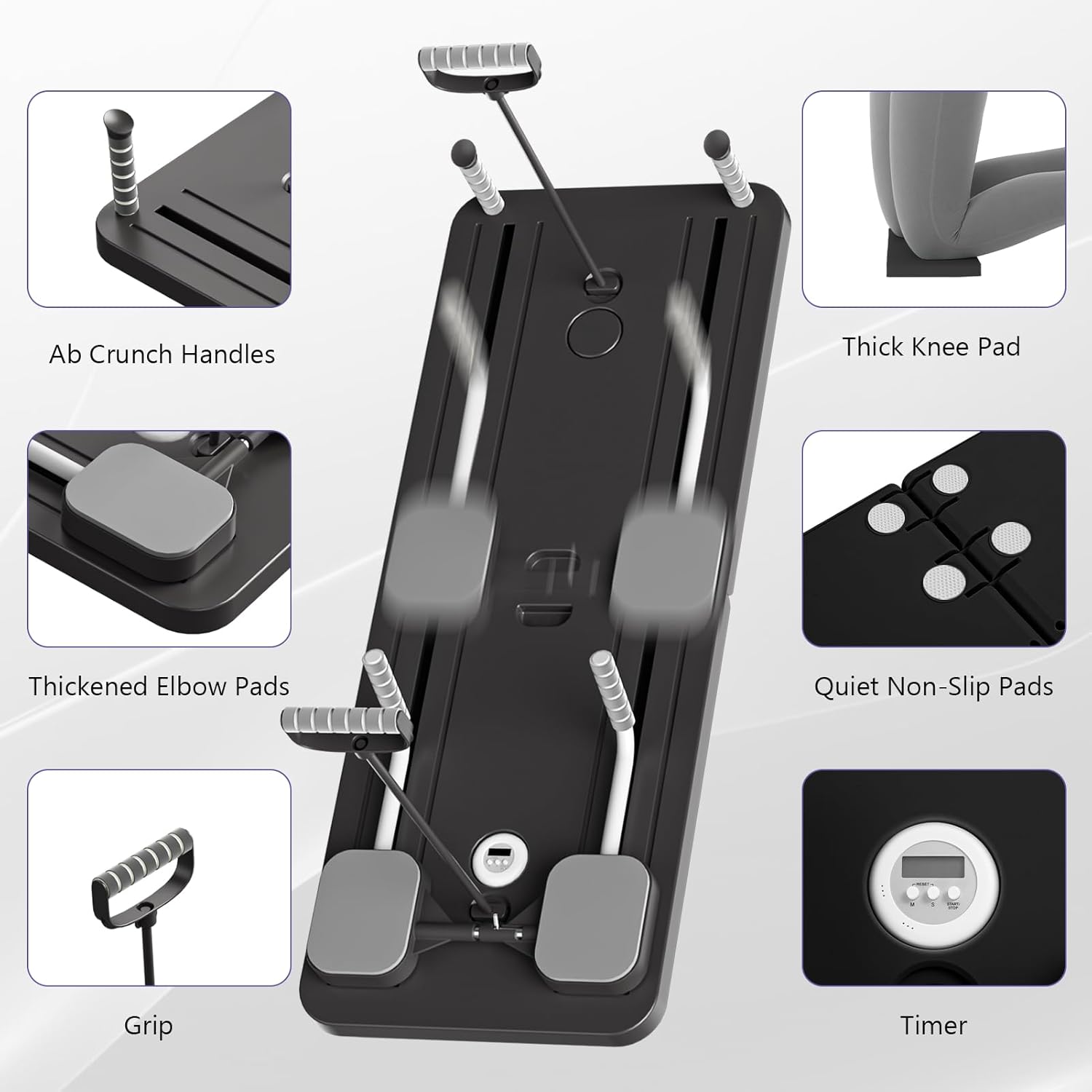 Foldable Pilates Reformer Board (Home Multiple Training Board)/Core, Strength & Flexibility Training