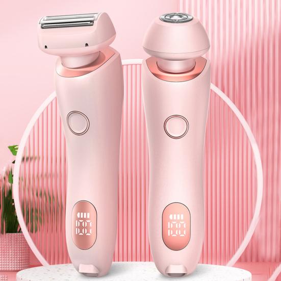 Women’s 2-in-1 Electric Shaver – Dual Head Full Body Hair Remover (Eyebrows, Face, Legs & Underarms)