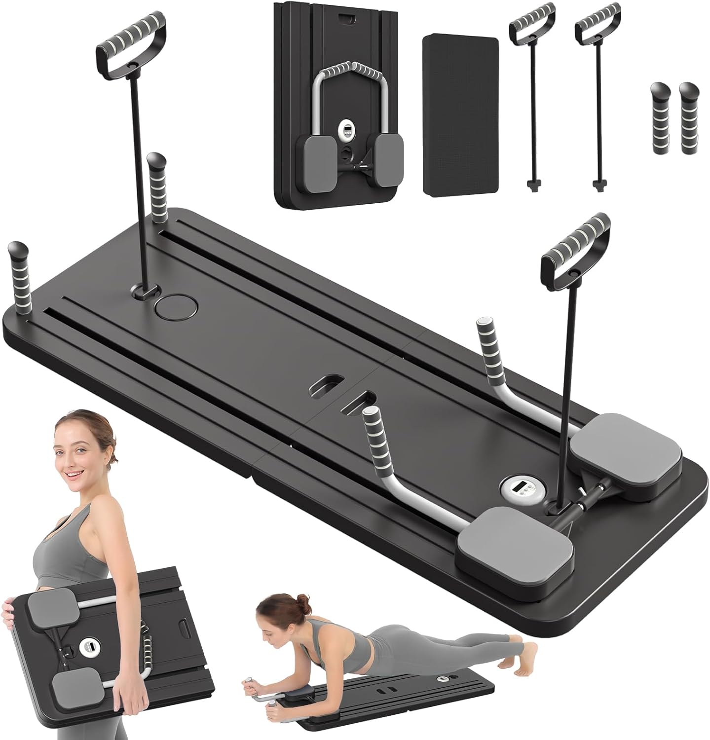 Foldable Pilates Reformer Board (Home Multiple Training Board)/Core, Strength & Flexibility Training