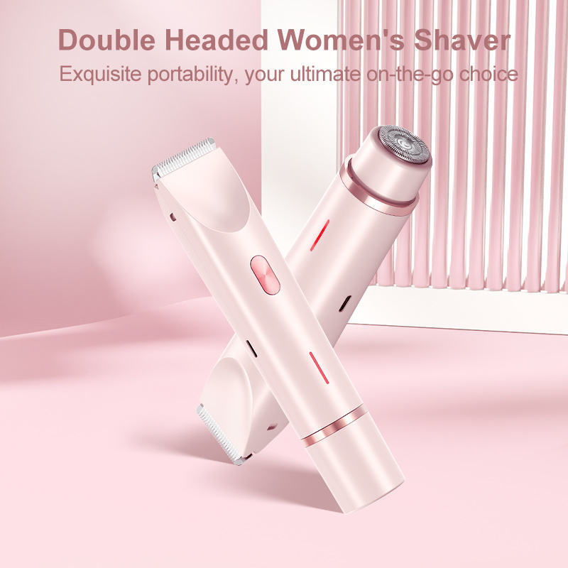 Women’s 2-in-1 Electric Shaver – Dual Head Full Body Hair Remover (Eyebrows, Face, Legs & Underarms)