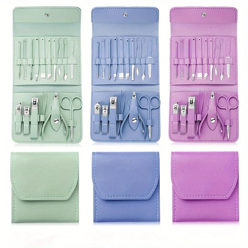 16 Pcs Nail Clippers and Nail Trimming Tool Set